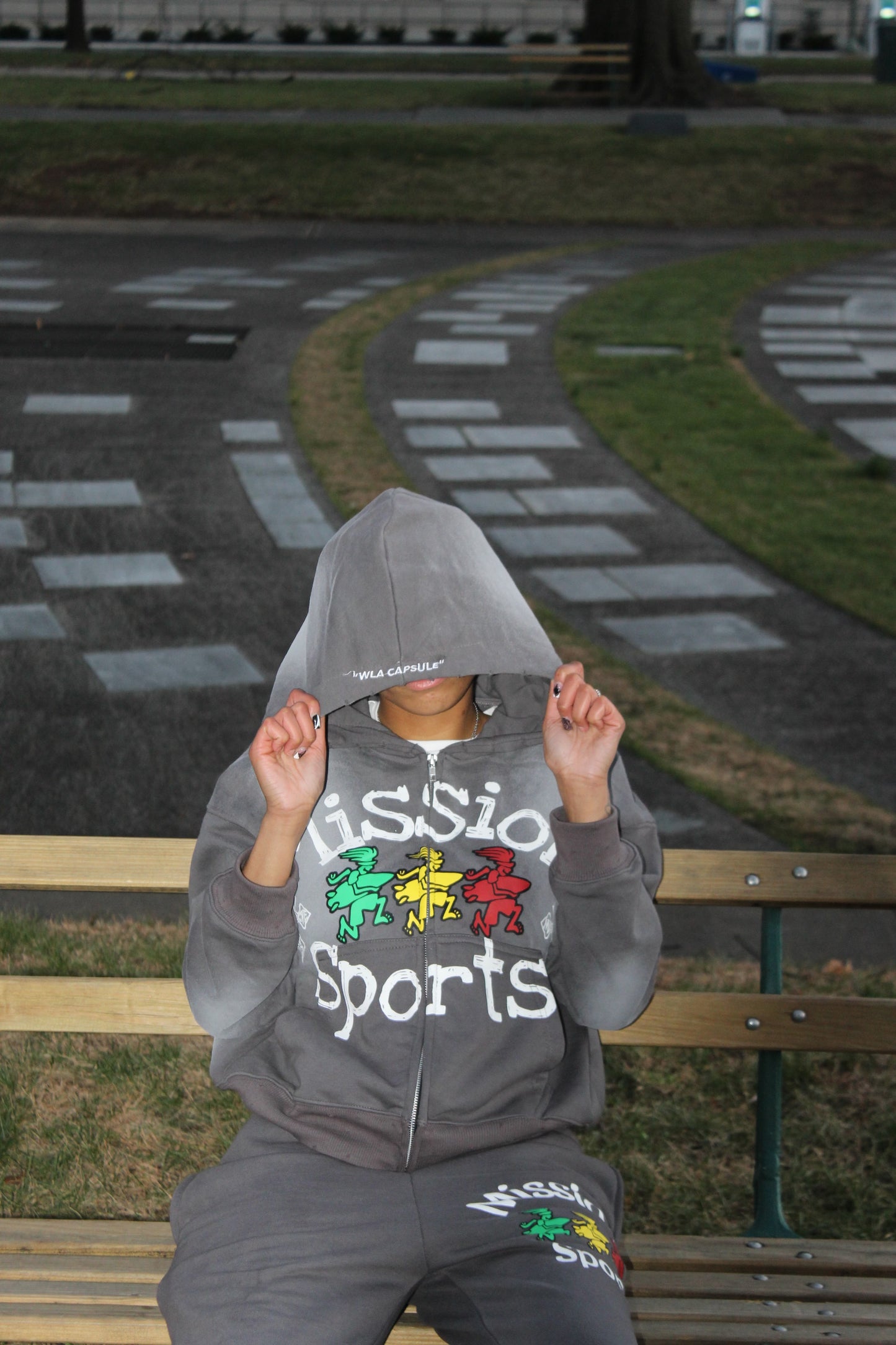 “MISSION SPORTS” HOODIE
